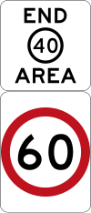 Australia road sign R4-1 (60) + MR-RS-20.svg