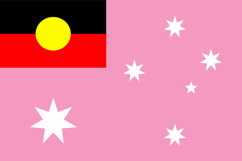 File:Australian Gay Pride Flag with Aboriginal Flag (2-3).svg