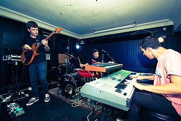 BadBadNotGood performing in 2014 BADBADNOTGOOD - The Harley - Tramlines 2014 (19002337808).jpg