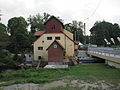 English: Mill in Babięta Polski: zespół młyna wodnego w Babiętach:- młyn wodny- dom- urządzenia hydrotechniczne
