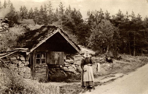 A backstuga in småland (ca 1900)