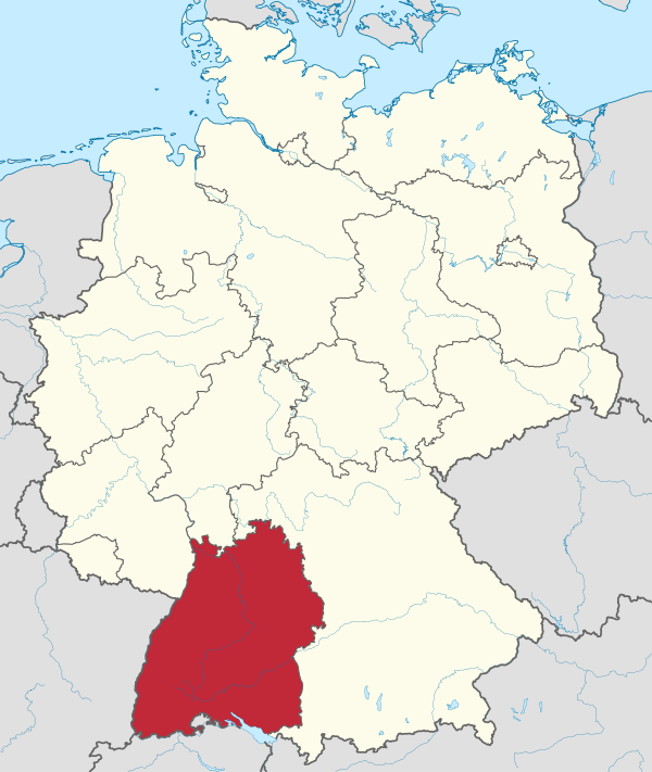 Baden-Württemberg in Germany.svg
