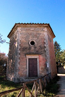 Oratorio Madonna della Neve, just outside Badia a Isola, hamlet of Monteriggioni