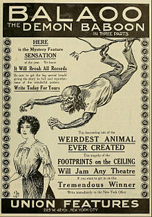Poster of the film adaptation of Balaoo in 1913