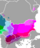 Carte des dialectes des langues slaves du sud-est.