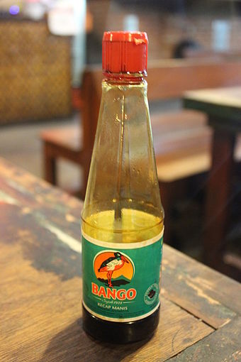 Bango brand, one of the popular kecap manis brands in Indonesia.
