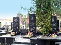 Могилы семьи Купеевых, известных криминальных деятелей 1990-х годов