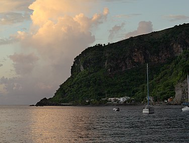 Coulibistrie, seen across Batalie Bay. Batalie Bay, Dominica 010.jpg