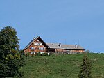 Das Bauernhaus Luser, oberhalb von Gais