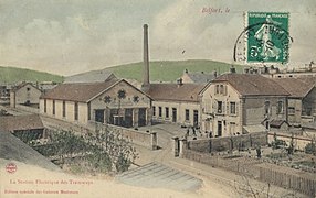 La station électrique du tram.