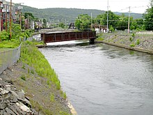 View of Bellows Falls Canal from Bridge Street