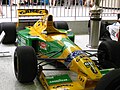 Benetton B191 (1993 livery) at the Indianapolis Motor Speedway Hall of Fame Museum