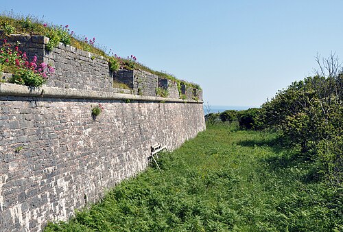 Berry Head fort wall and ditch.jpg