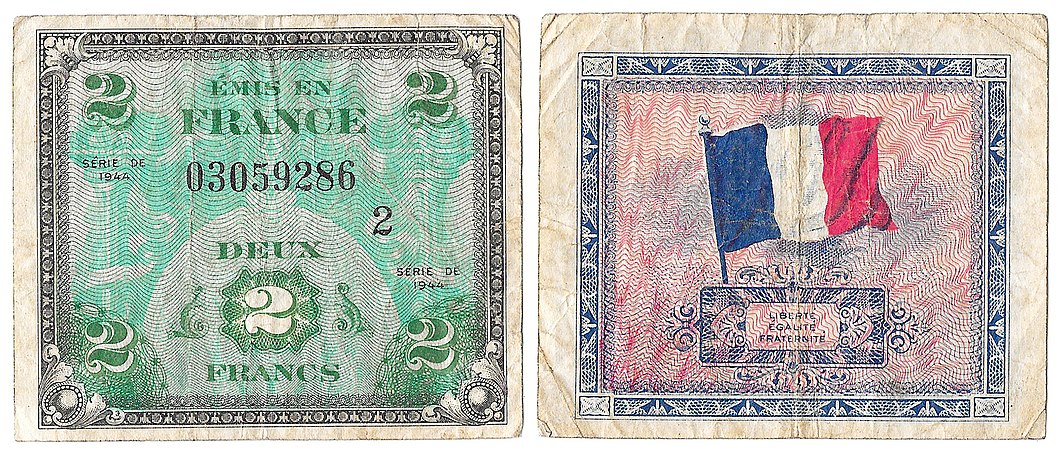 2 francs (1944).