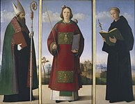 Trittico di Santo Stefano con i santi Agostino e Nicola da Tolentino (1510) ブレラ美術館蔵