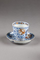 江户时代伊万里烧茶杯与茶托