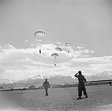 British Aid To Partisans in Northern Italy, April - May 1945. The Western Allies' protection of Karl Wolff threatened to bring them into conflict with the Partisans. British Aid To Partisans in Northern Italy, April - May 1945 NA25393.jpg