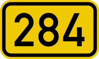 File:Bundesstraße 284 number.svg