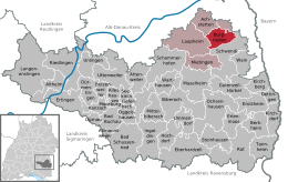 Burgrieden - Localizazion
