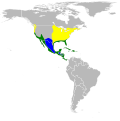 Aire de répartition du Héron vert