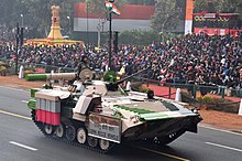 Chemical Biological Radiological and Nuclear Reconnaissance Vehicle (CBRN-RV) manufactured by the AVANI CBRN Recce vehicle during Republic Day Parade 2017.jpg