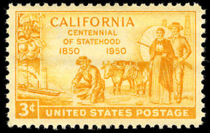 California statehood, 1850
1950 issue California statehood 1950 U.S. stamp.tiff