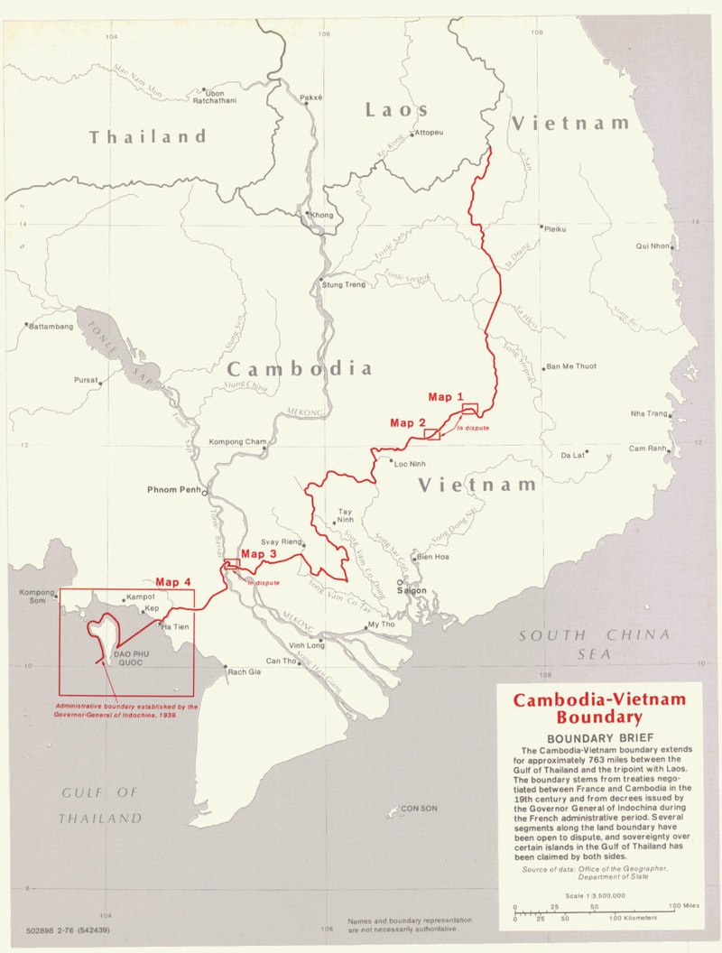 Cambodia–Vietnam border - Wikipedia
