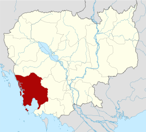 Kart over Koh Kong
