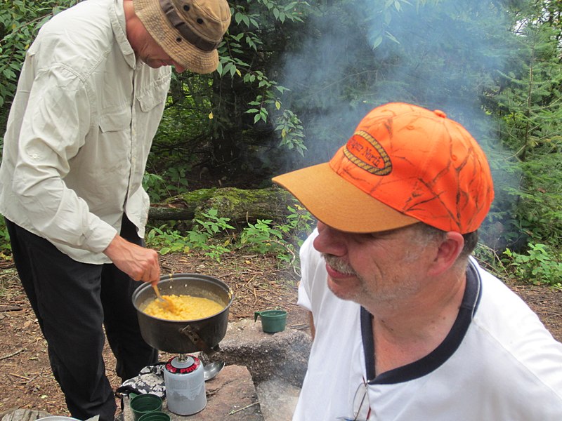 File:Campers cooking macaroni and cheese.jpg