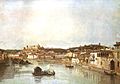 Bernardo Bellotto zvan Canaletto: Pogled sa novoga mosta na Veronu
