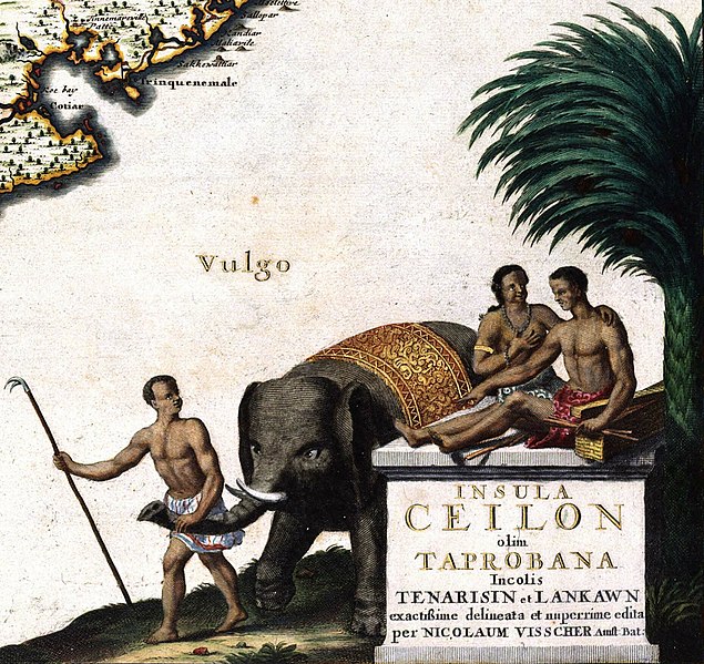 File:Cartouche in a Ceylon map by Visscher.jpeg