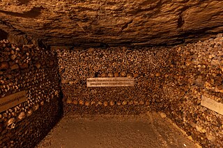 <span class="mw-page-title-main">Catacombs of Paris</span> Underground ossuary in Paris, France