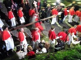 Procesión del Catenacciu en Sartène