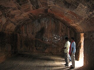 <span class="mw-page-title-main">Son Bhandar Caves</span> Artificial caves in Bihar, India