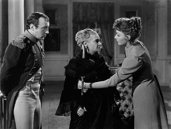 Charles Boyer, Maria Ouspenskaya et Greta Garbo