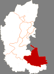 Contea di Zhaozhou – Mappa