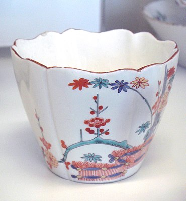 Chocolate cup, Chantilly porcelain, 18th century