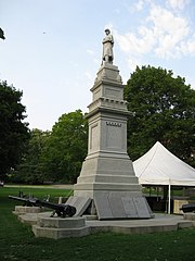 Civil War memorial, August 2009