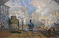 Claude Monet: "Jernbanestasjonen Saint-Lazare" 1877