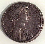 Mynt med Kleopatra VII