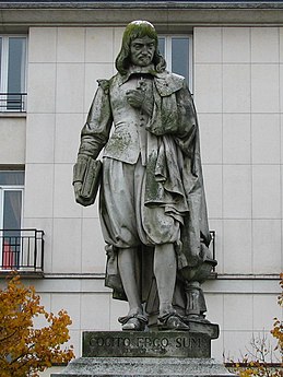 Statue de René Descartes à Tours
