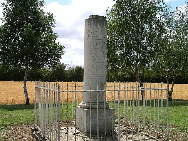 Column at the site of the Battle of Val-ès-Dunes in 1047