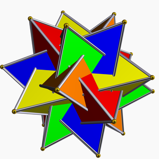 Compound of five tetrahedra Compound polyhedron