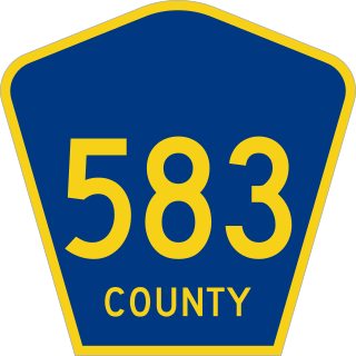 <span class="mw-page-title-main">County Route 583 (New Jersey)</span> County highway in New Jersey, U.S.