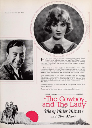 <i>The Cowboy and the Lady</i> (1922 film) 1922 film