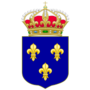 Thumbnail for File:Crown shield and Fleur-de-lis of Kingdom of France.png