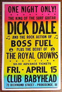 Poster promoting first ever performance by The Royal Crowns in April 1994. Crowns Debut Poster.jpg