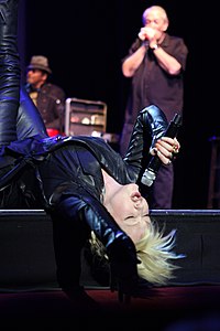 Lauper performing in Australia Cyndi Lauper Australia 2011-2.jpg