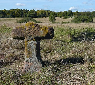 Stone cross in Cyriaxweimar near Marburg, Hesse, Germany, 44th place at WLM 2012