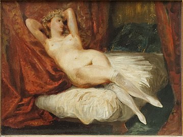 Жена са белим чарапама, 1825–1830, Лувр